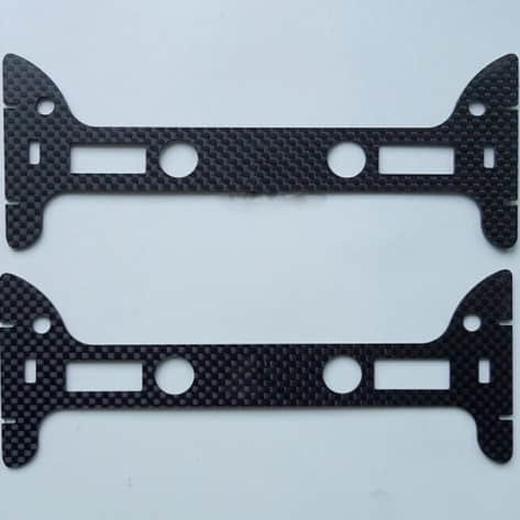 Carbon fiber Plate CNC parts for UAV-drone Kits