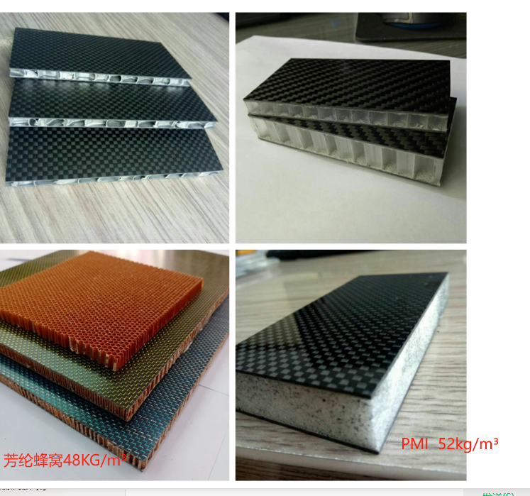 3mm 4mm 8mm thick Aramid core carbon plate