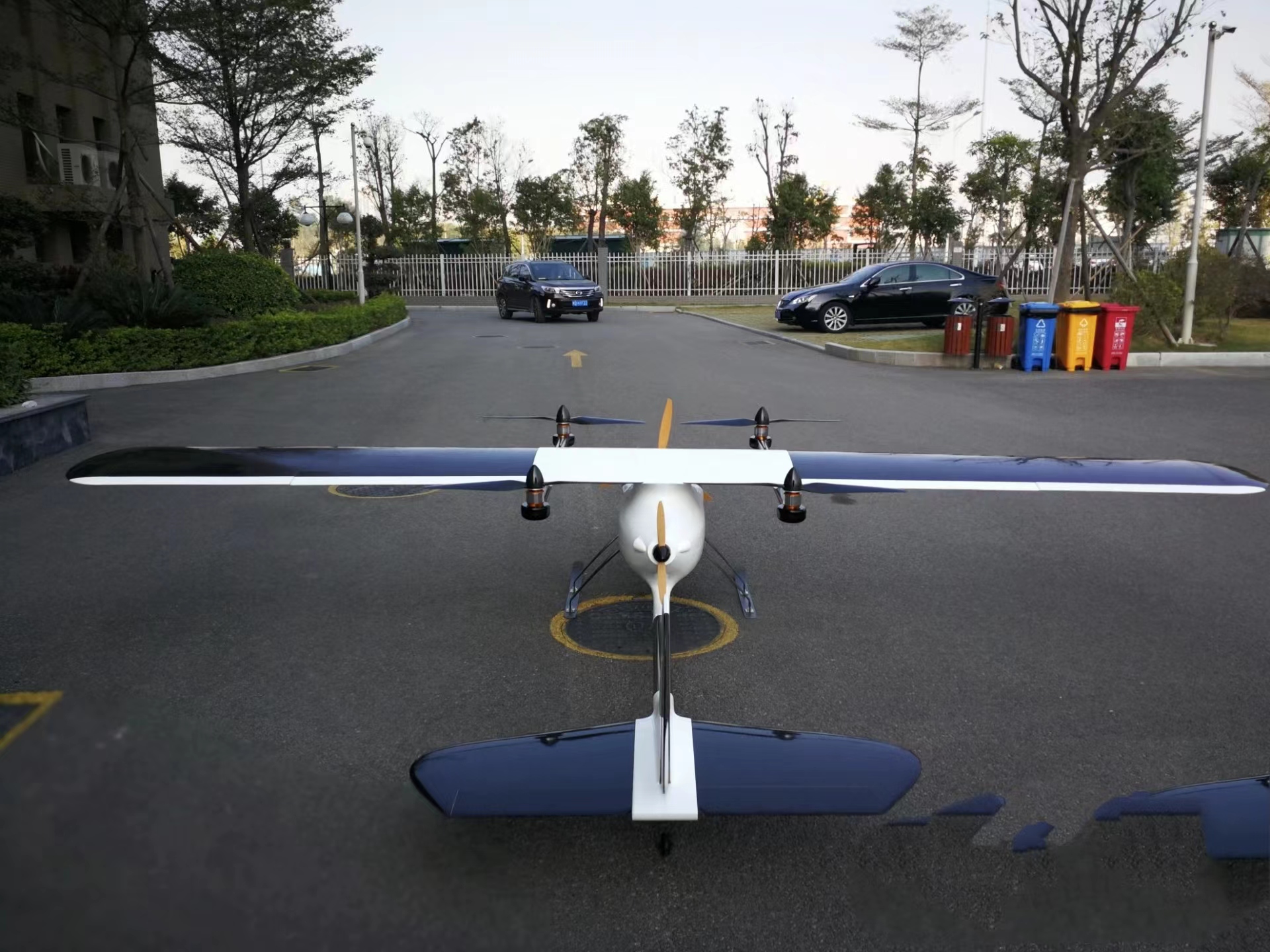 carbon fiber Vtol testing